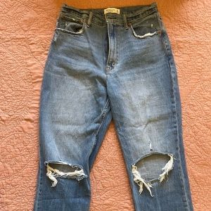 Size 10R Abercrombie & Fitch Ankle Straight Ultra High Rise